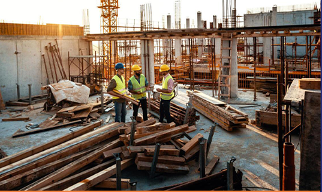 Industrial project site