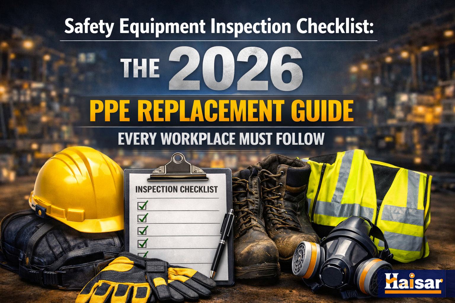 Safety Equipment Inspection Checklist: The 2026 PPE Replacement Guide Every Workplace Must Follow