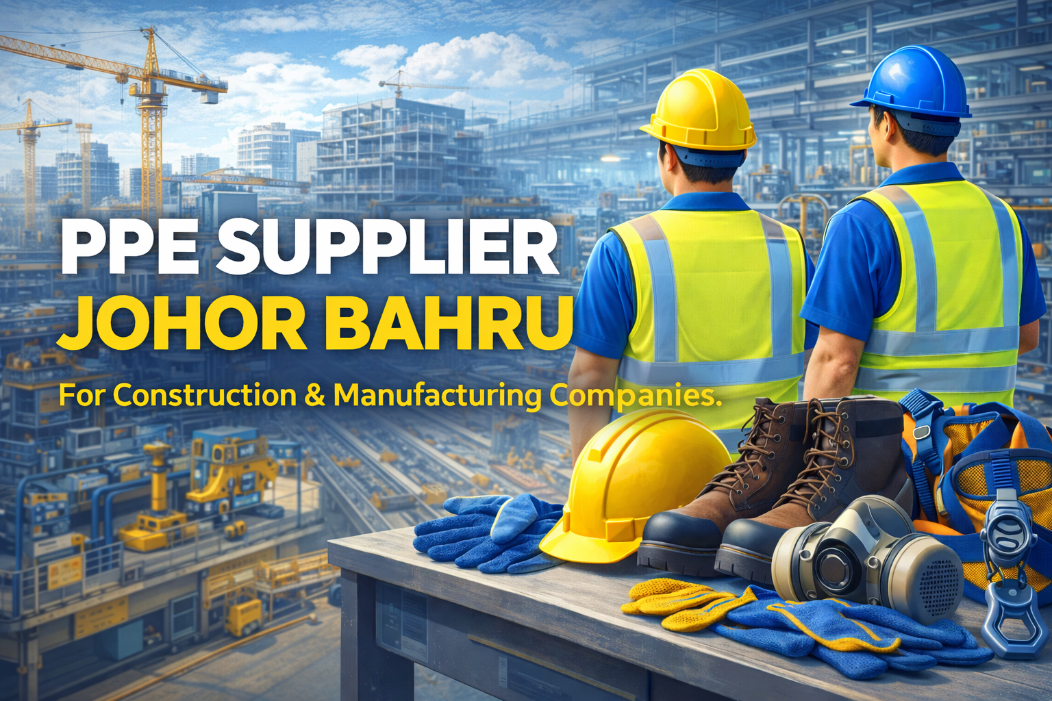 PPE Supplier Johor Bahru for Construction and Manufacturing Companies