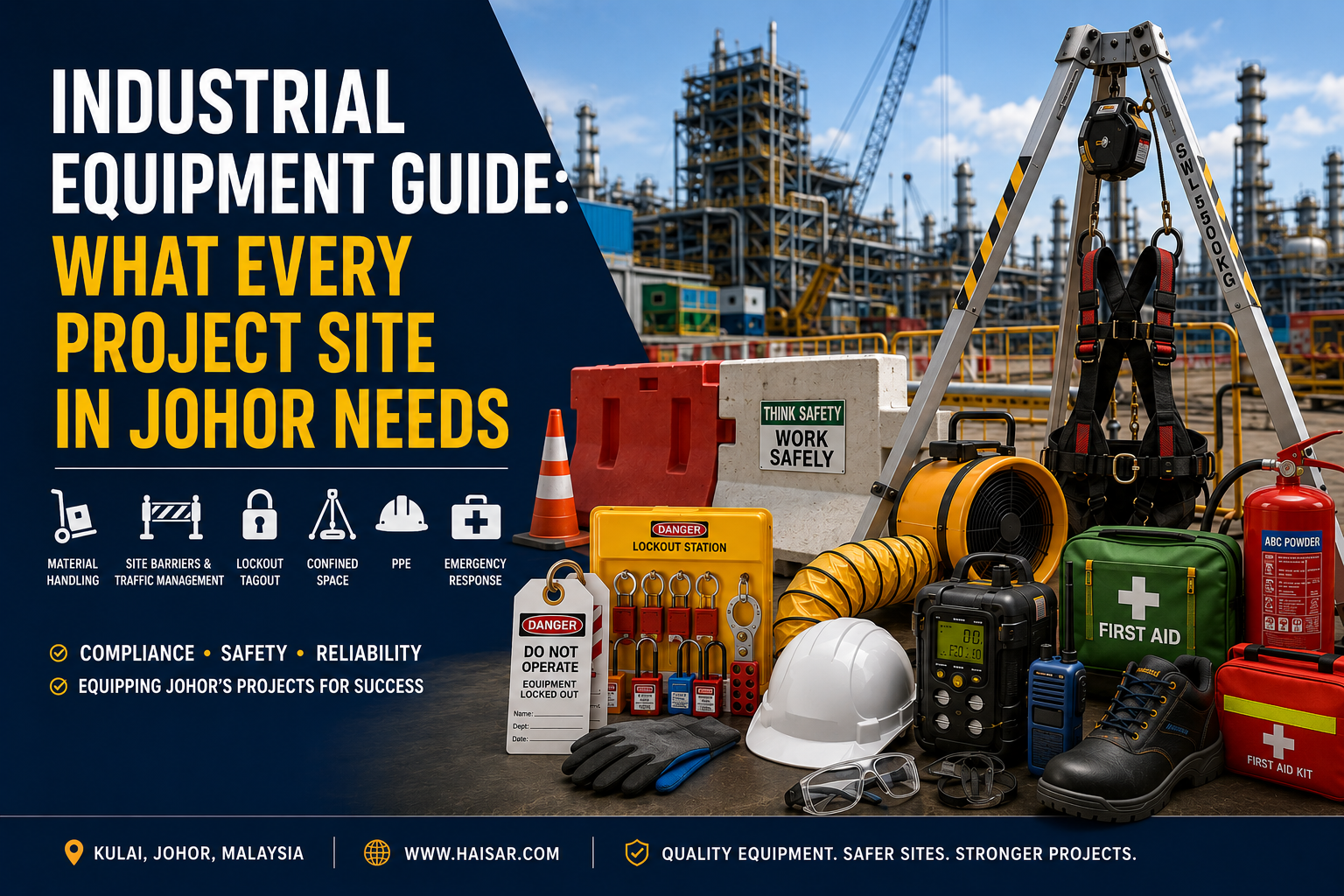 Industrial Equipment Guide: What Every Project Site in Johor Needs