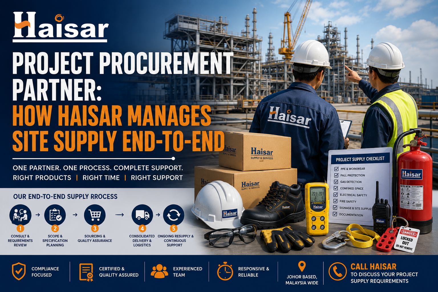 Project Procurement Partner: How Haisar Manages Site Supply End-to-End