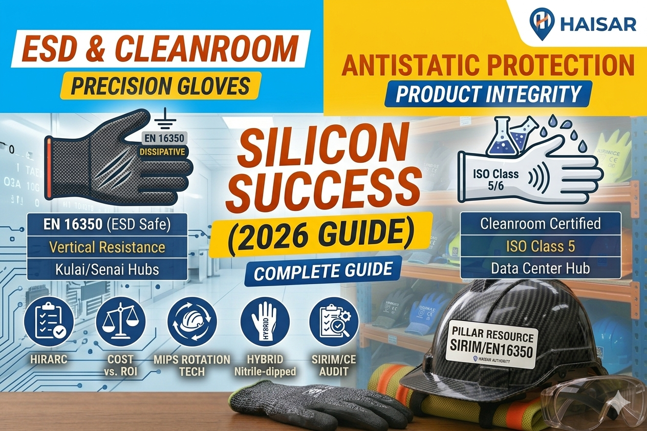 ESD & Cleanroom Gloves: The 2026 Guide to Electronics Manufacturing in Johor